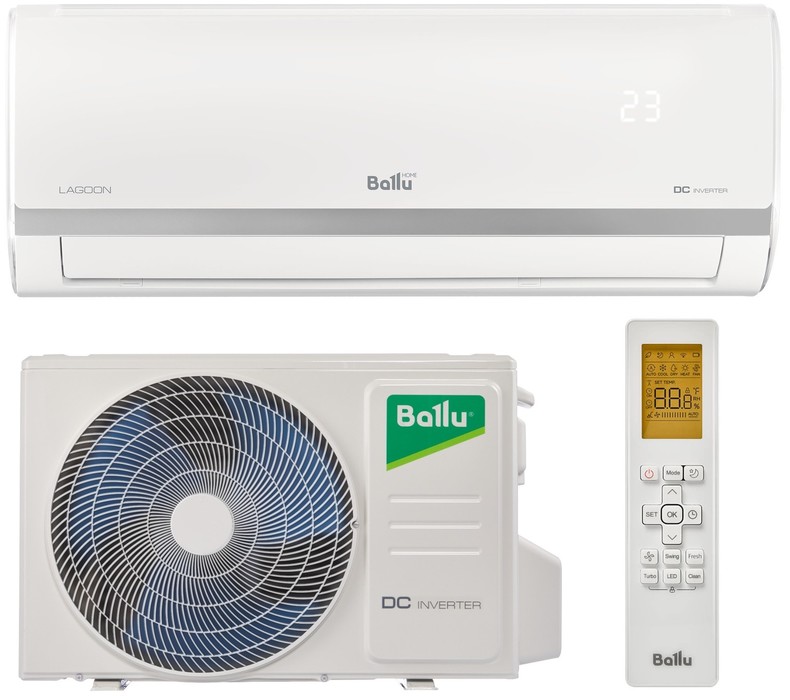 Кондиционер настенный инвертор. типа Ballu Lagoon DC BSDI-12HN8
