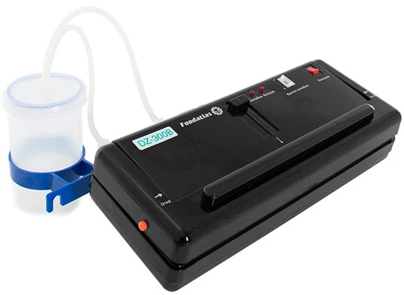 Вакуумный упаковщик бескамерный Foodatlas DZ-300B черный